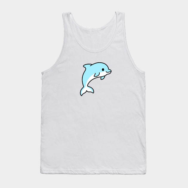 Dolphin Tank Top by littlemandyart